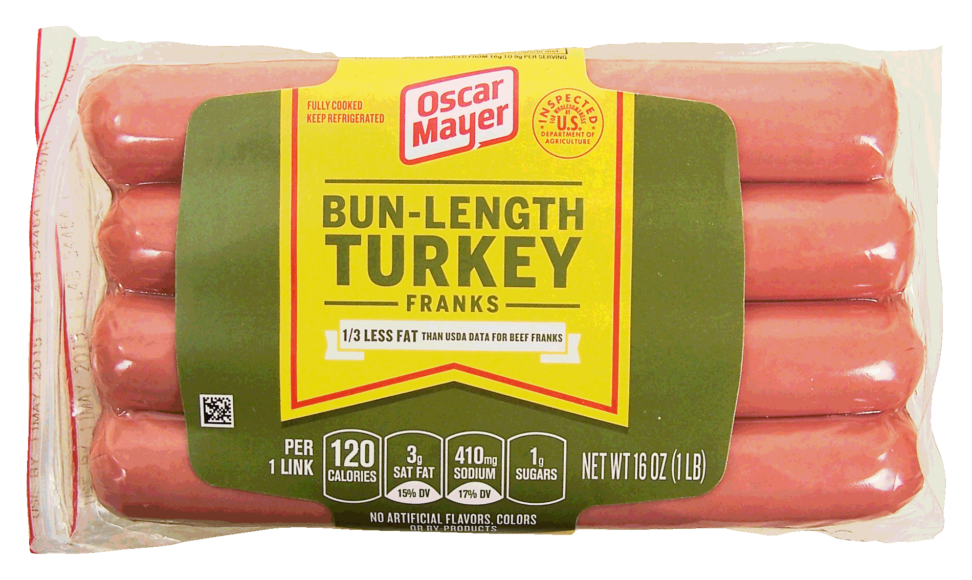 Oscar Mayer  Bun Length Turkey Franks 8 Ct Full-Size Picture